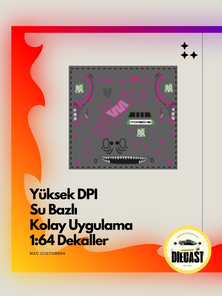 Mac Su Bazlı Dekal ROXY