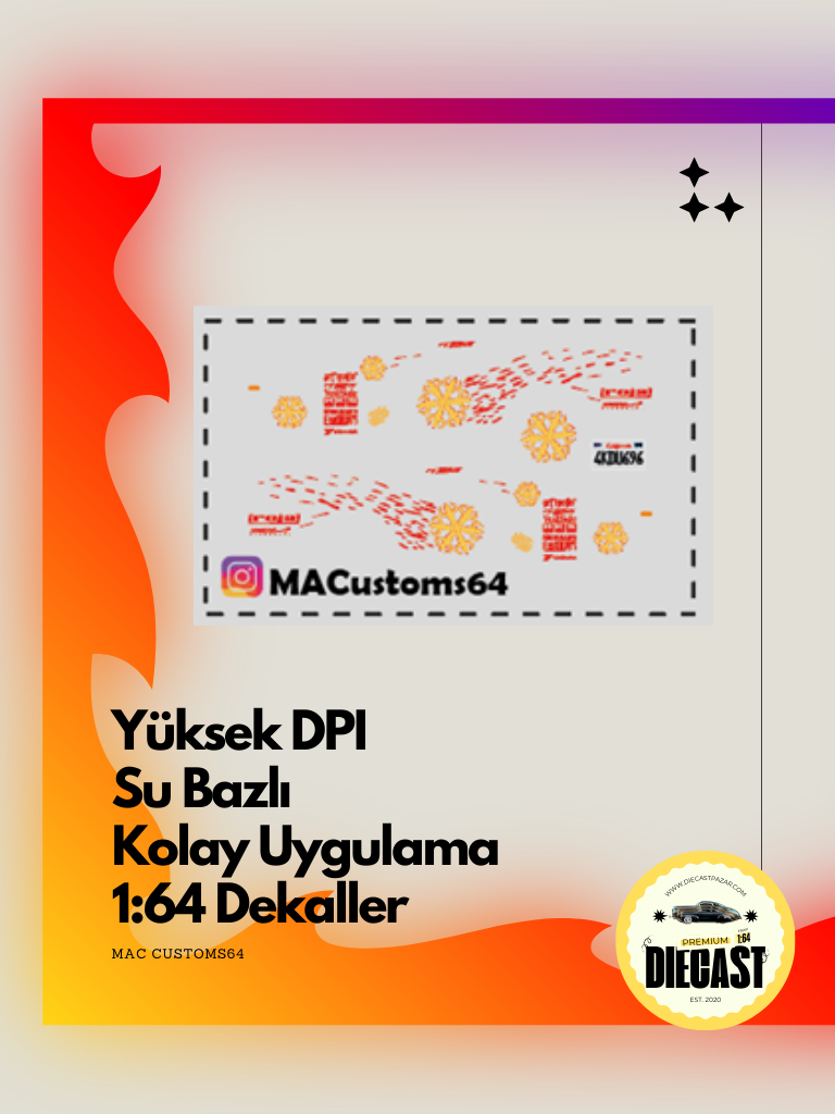 Mac Su Bazlı Dekal S2000 JHONNY