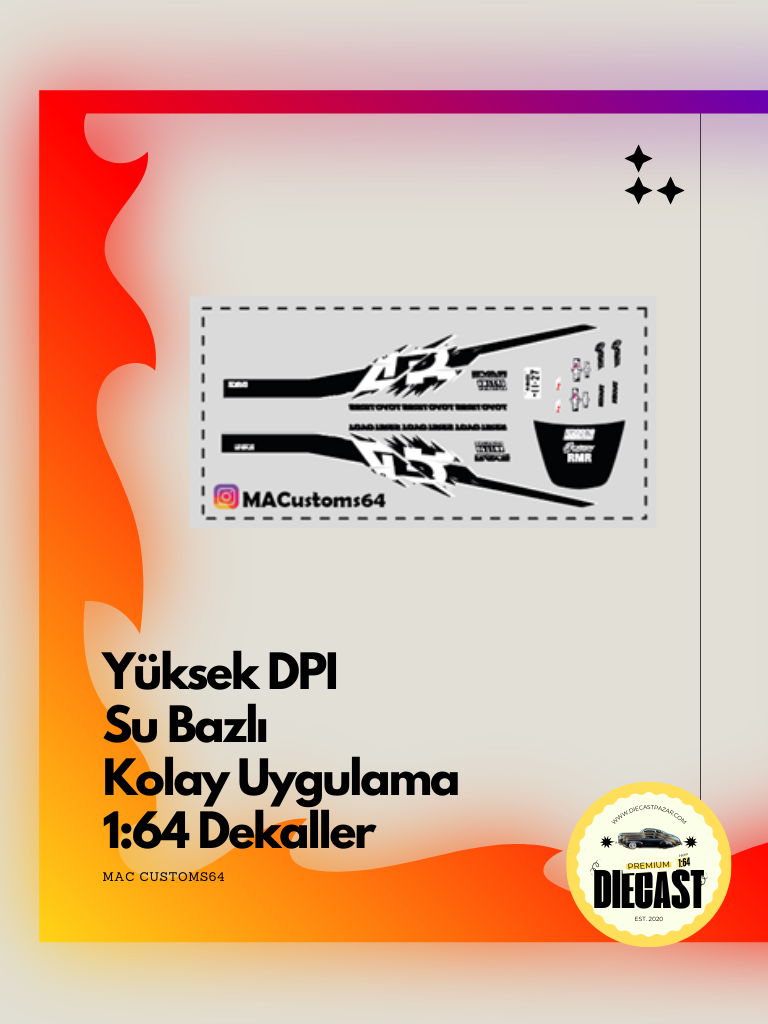 Mac Su Bazlı Dekal SEAN EVO
