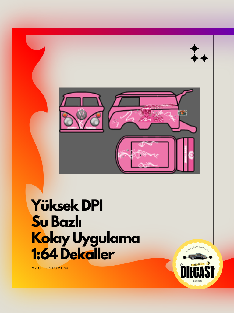 Mac Su Bazlı Dekal SUKI S2000 VW