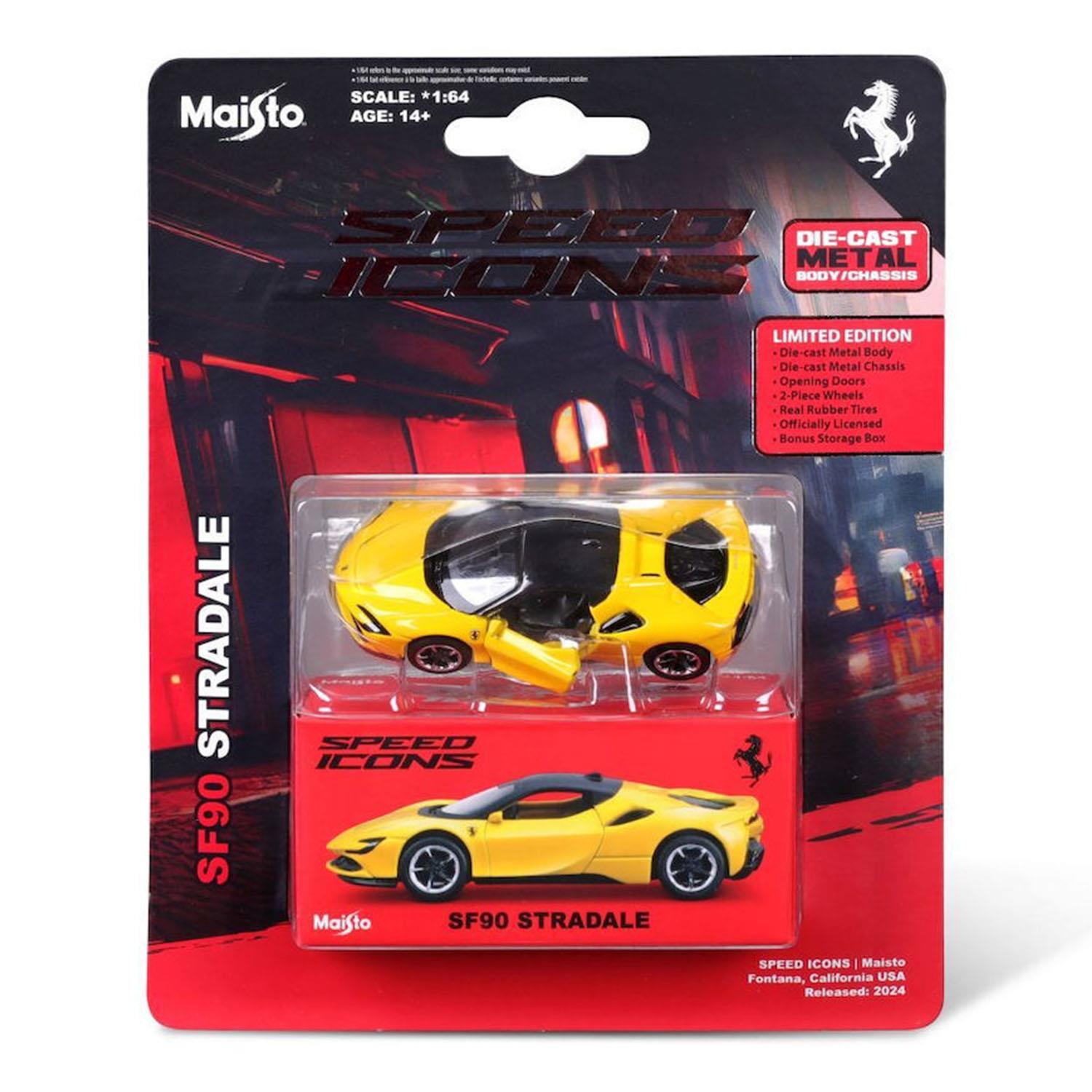 Maisto Speed Icons - Ferrari SF90 Stradale Sarı