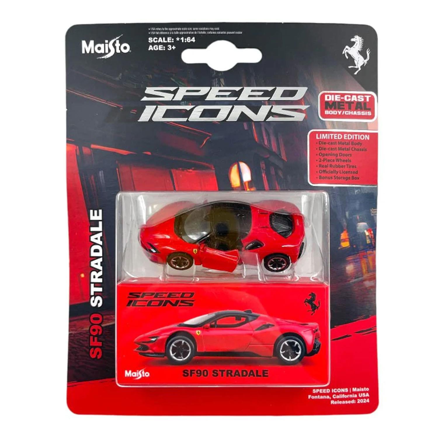 Maisto Speed Icons - Ferrari SF90 Stradale Kırmızı