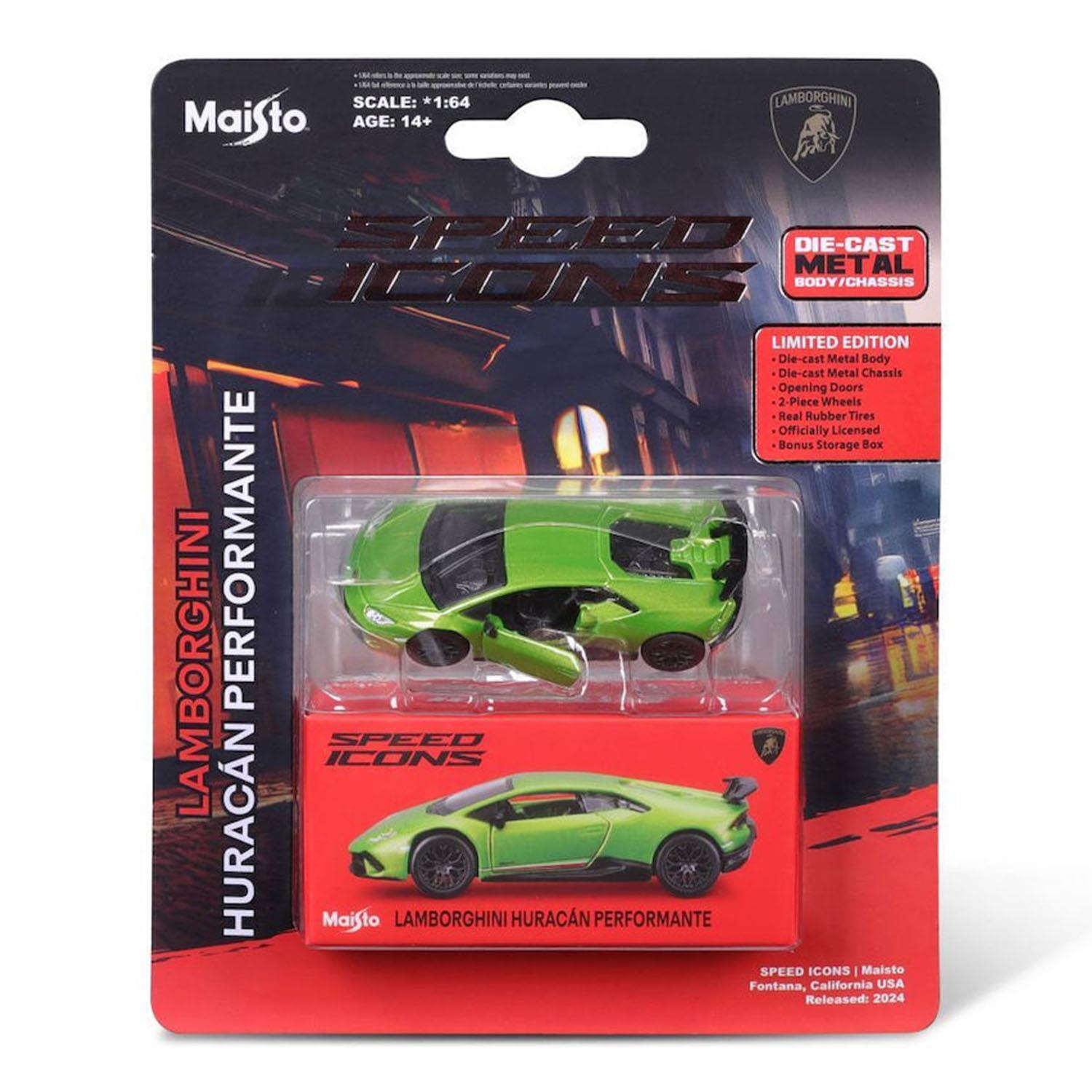 Maisto Speed Icons - Lamborghini Huracan Performante Yeşil