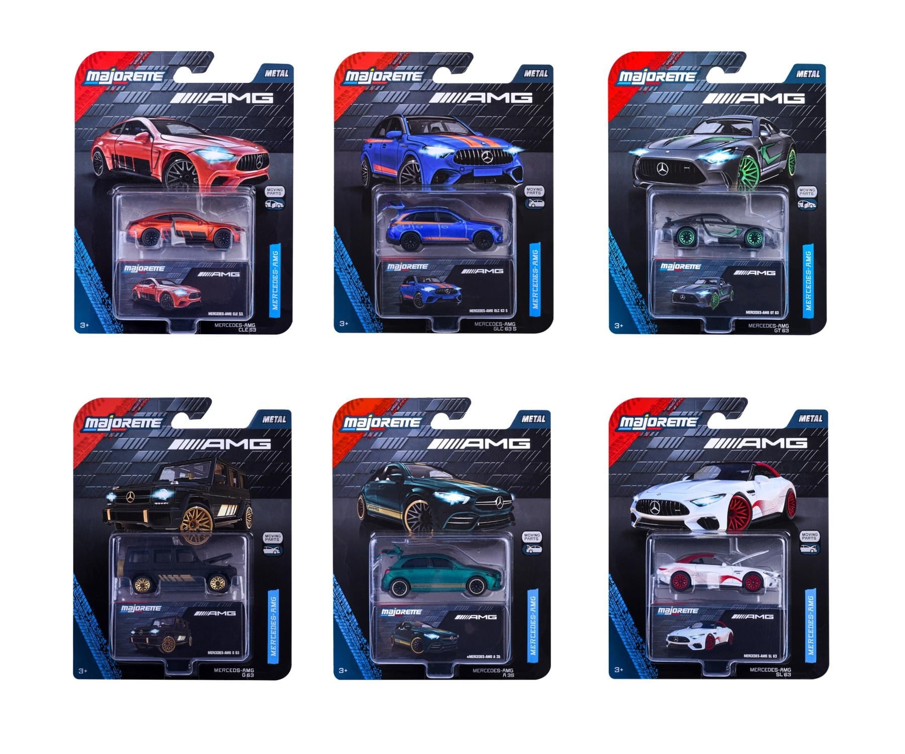 Majorette Mercedes AMG Deluxe Cars 