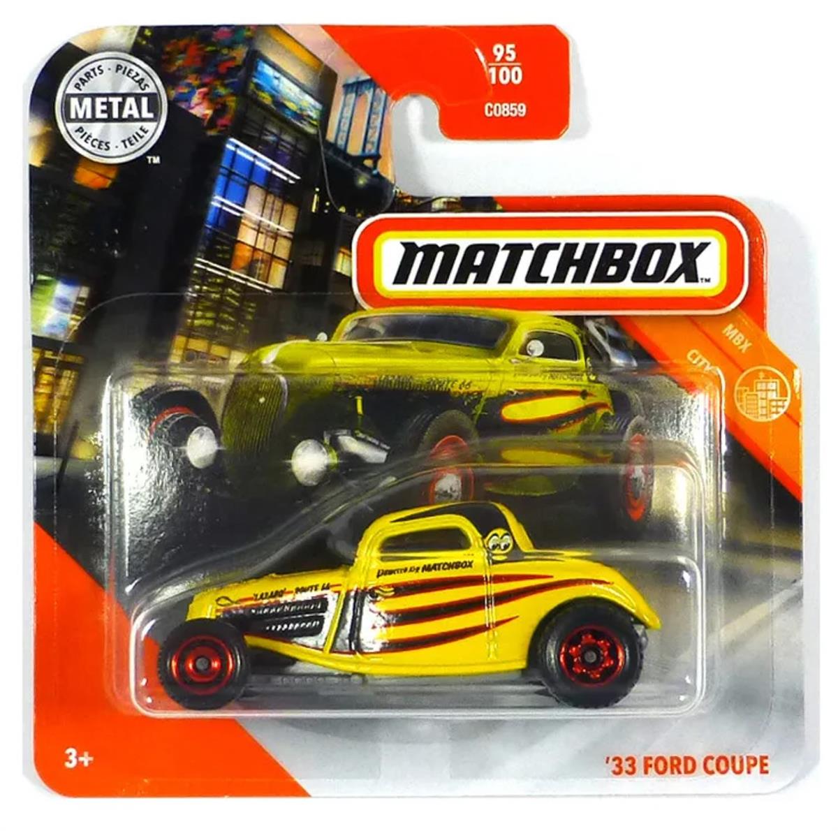 Matchbox Ford Coupe 1933 Mooneyes gkm14