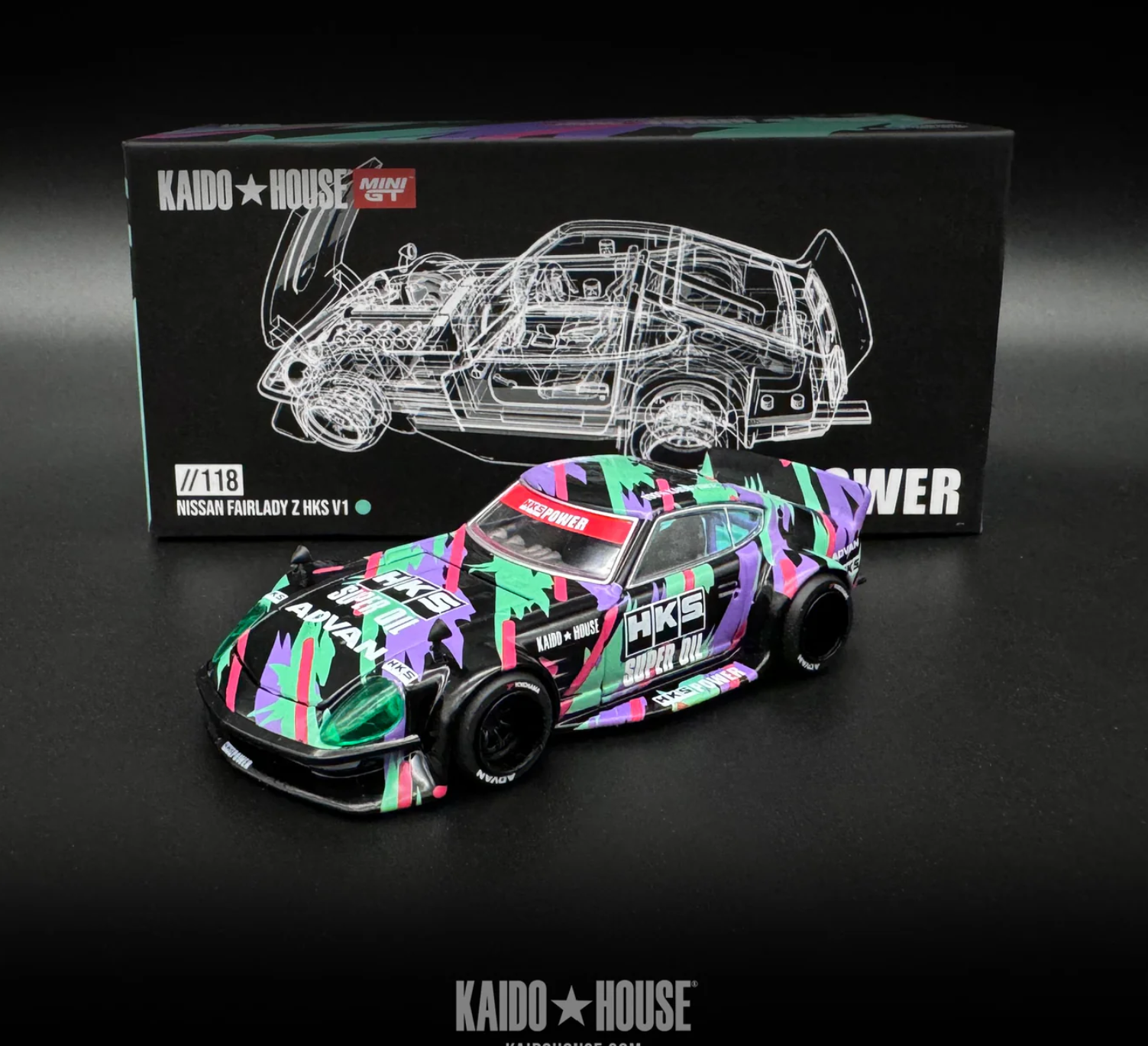 Mini GT Kaido House Nissan Fairlady Z HKS