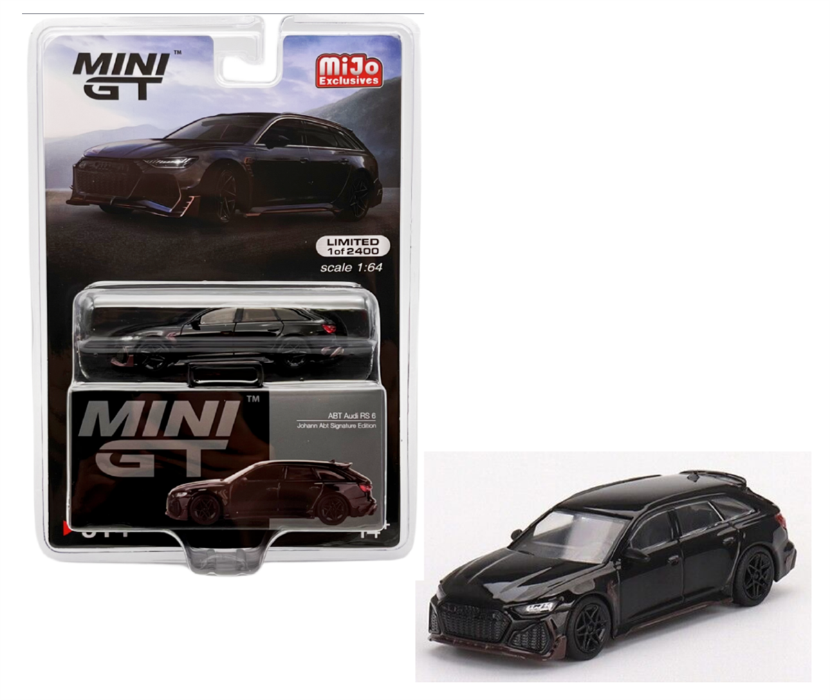 Mini GT Mijo ABT Audi RS 6 Johann Abt Signature Edition LHD