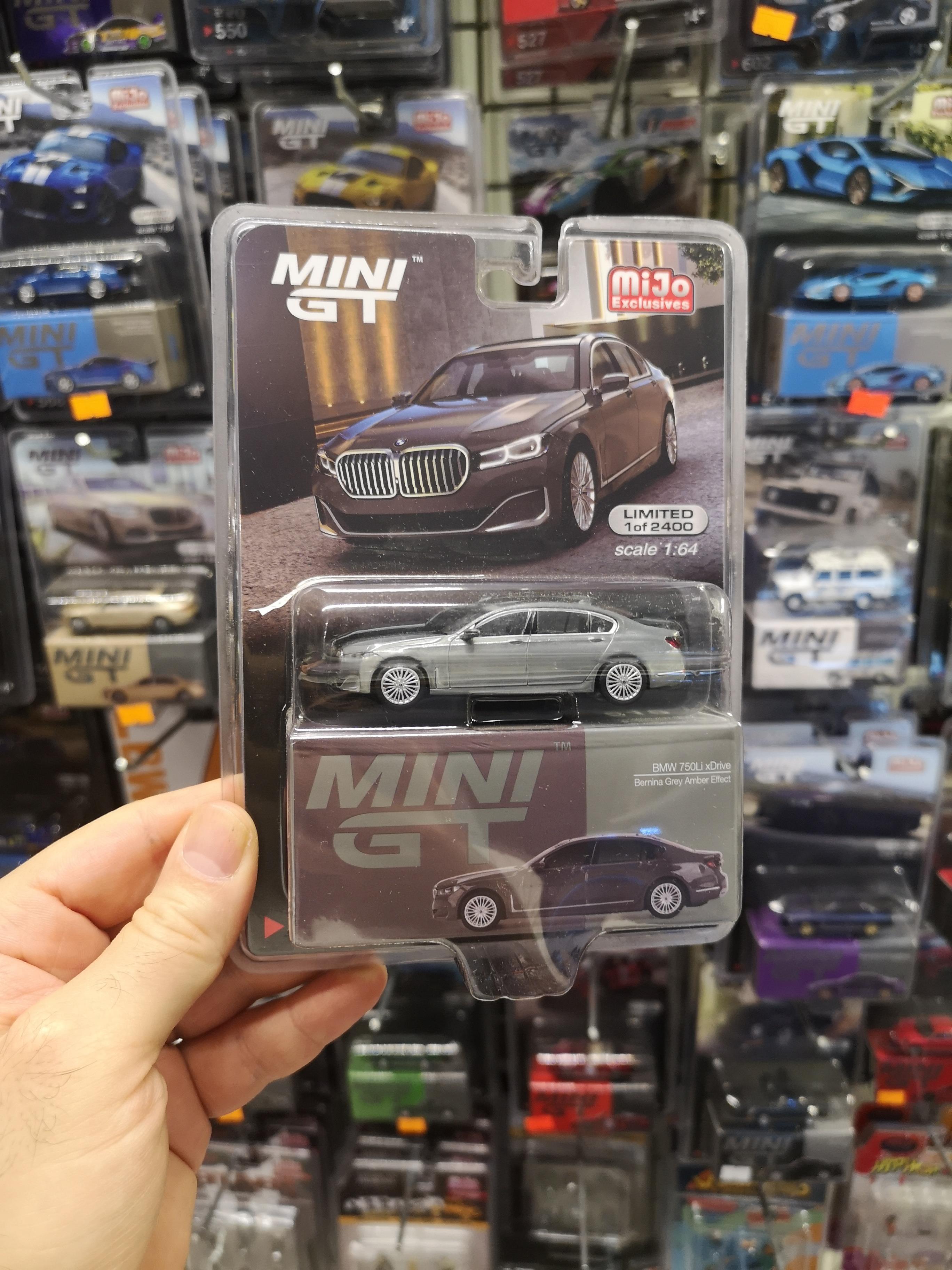 Mini GT Mijo Bmw Alpina B7 xDrive Bernina Grey Amber effect Lhd CHASE