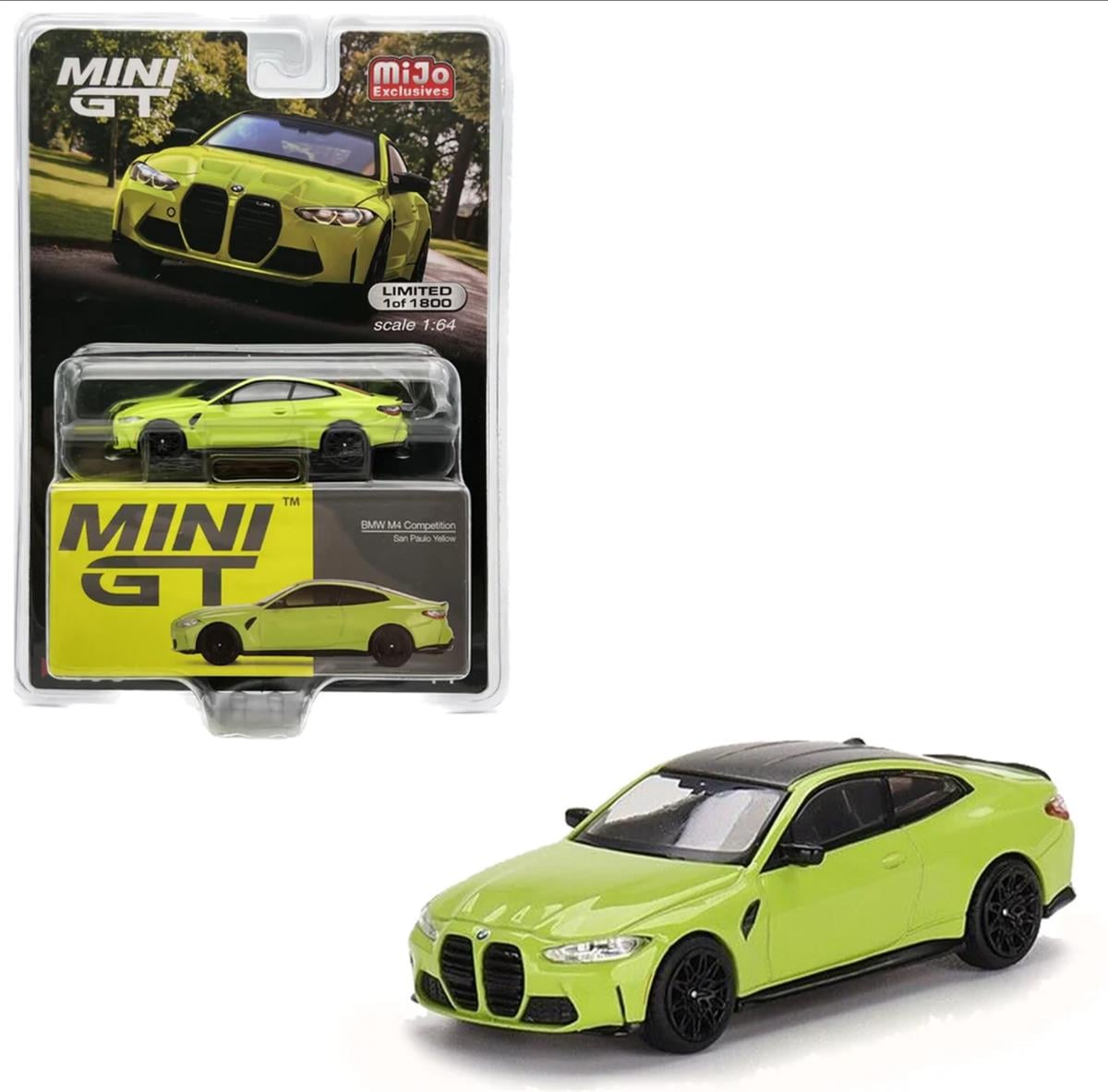 Mini GT Mijo Bmw M4 Competition (G82) San Paulo Yellow