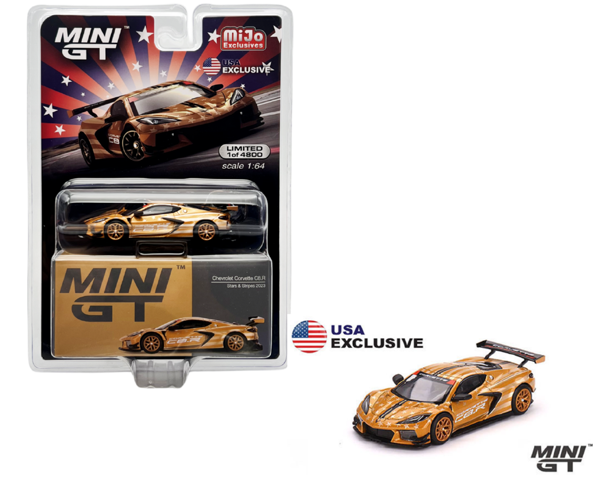 Mini GT Mijo Chevrolet Corvette C8.R Stars & Stripes 2023 USA Exclusive