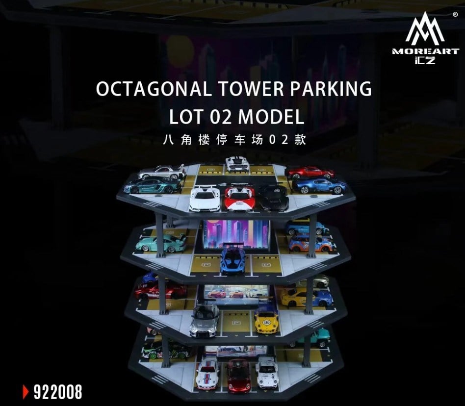 Moreart Octagonal Building Parking Lot 02 Simulation Model