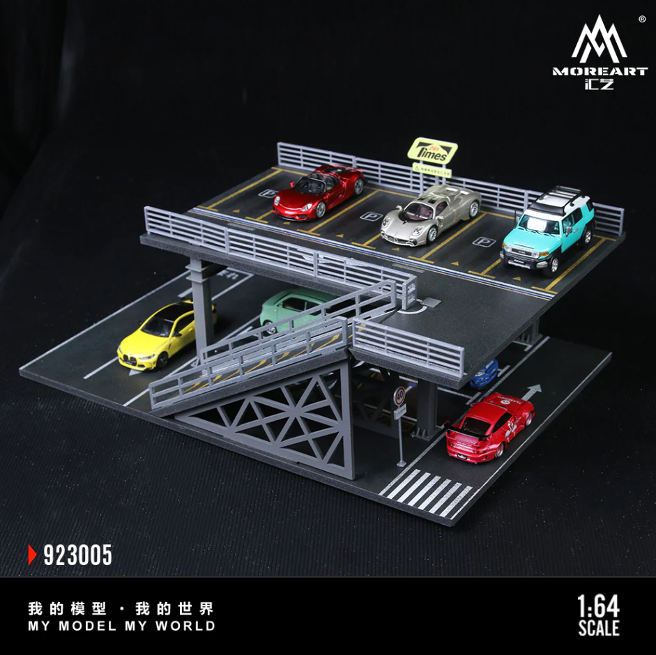 Moreart Steel Frame Structure Platform Parking E Diorama