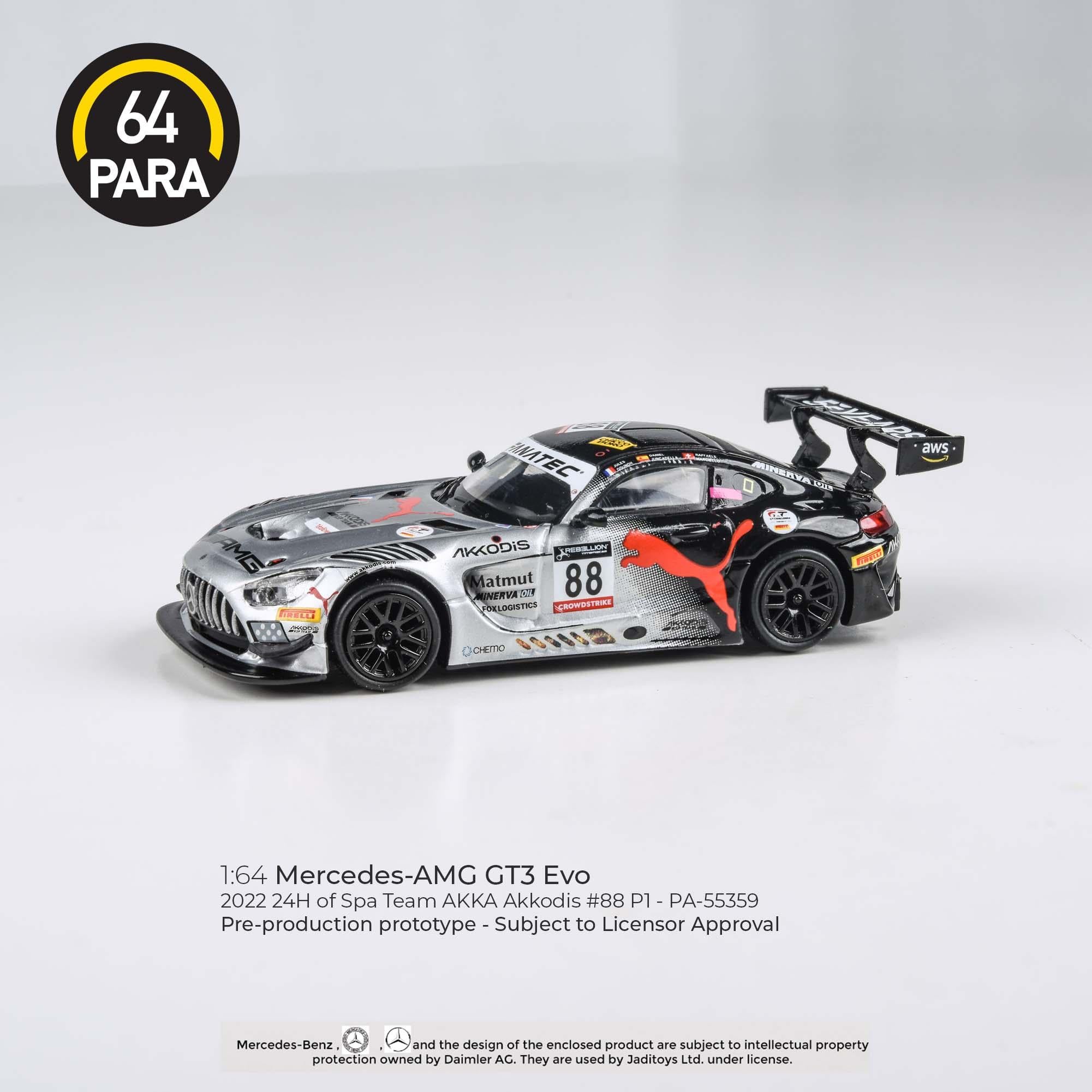 Para64 Mercedes AMG GT3 2022 24H Spa Akkodis ASP