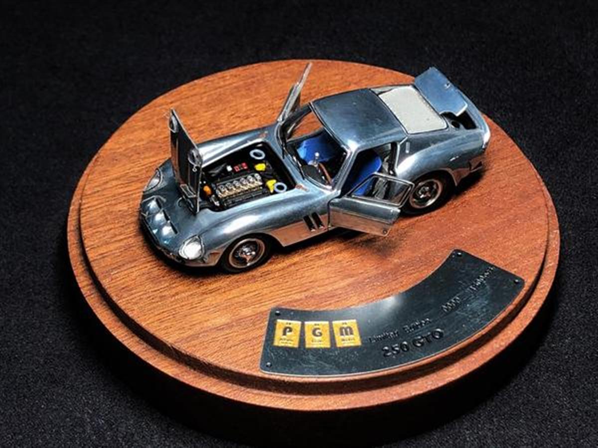 PGM Ferrari 250 GTO Silver Jewel Box