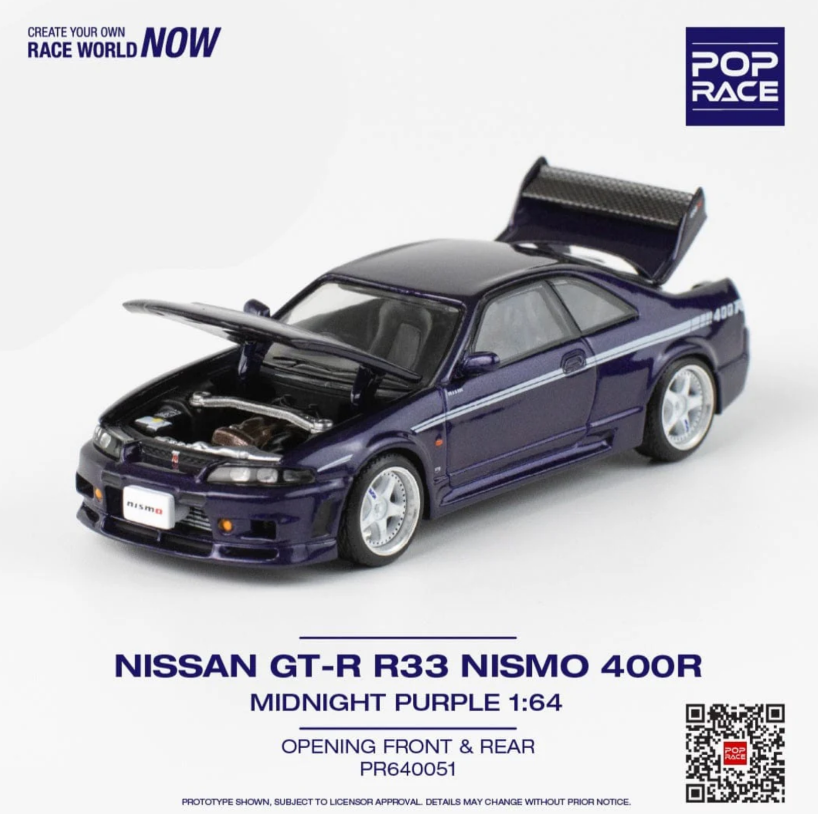 Pop Race Nissan GTR Nismo 400R Midnight Purple