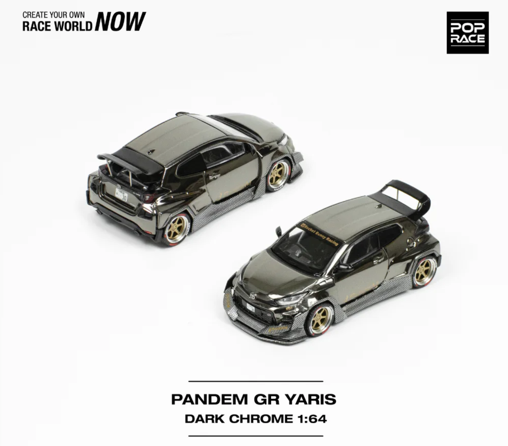 Pop Race Pandem GR Yaris Dark Chrome