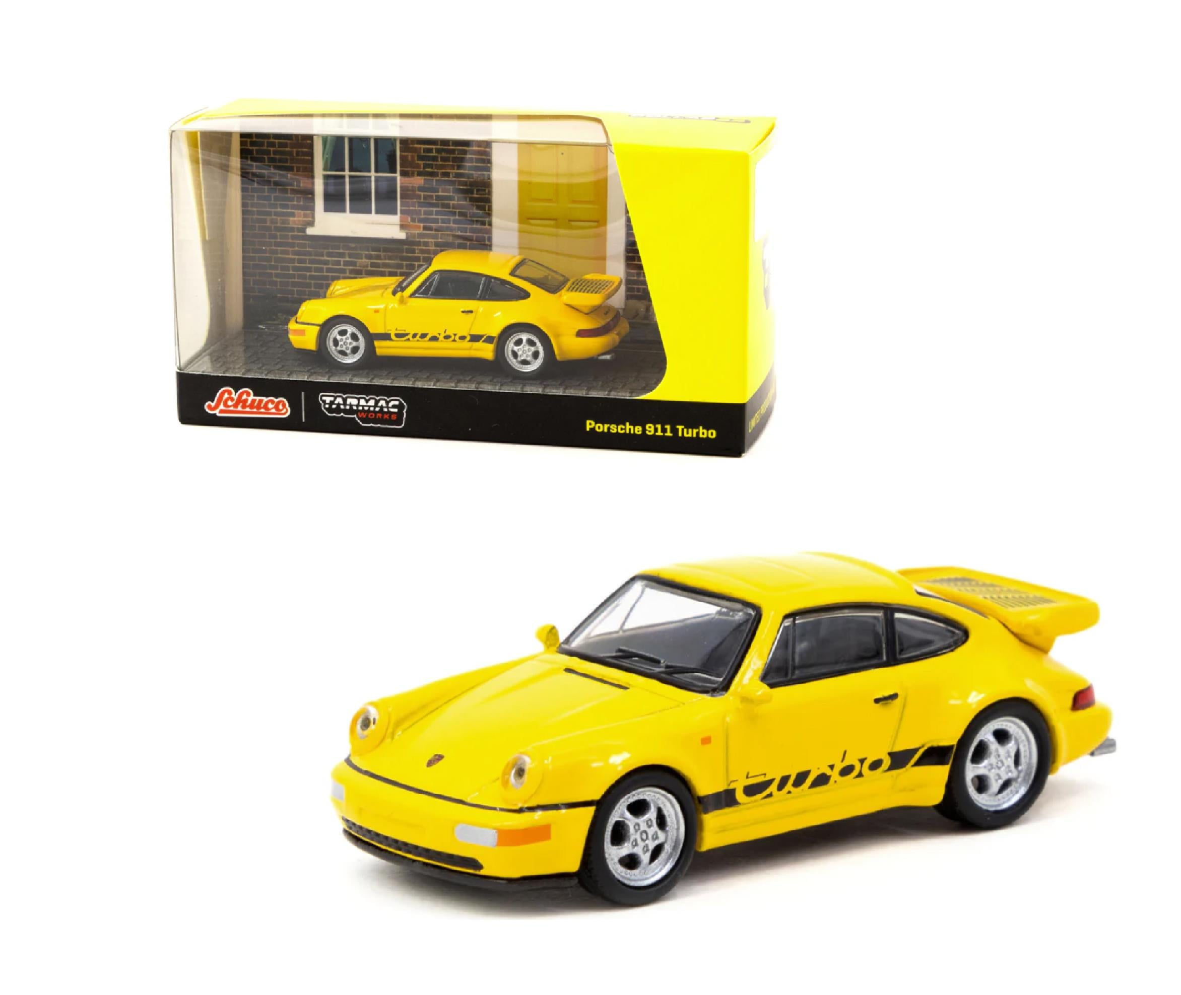 Schuco Tarmac Works Porsche 911 Turbo Yellow