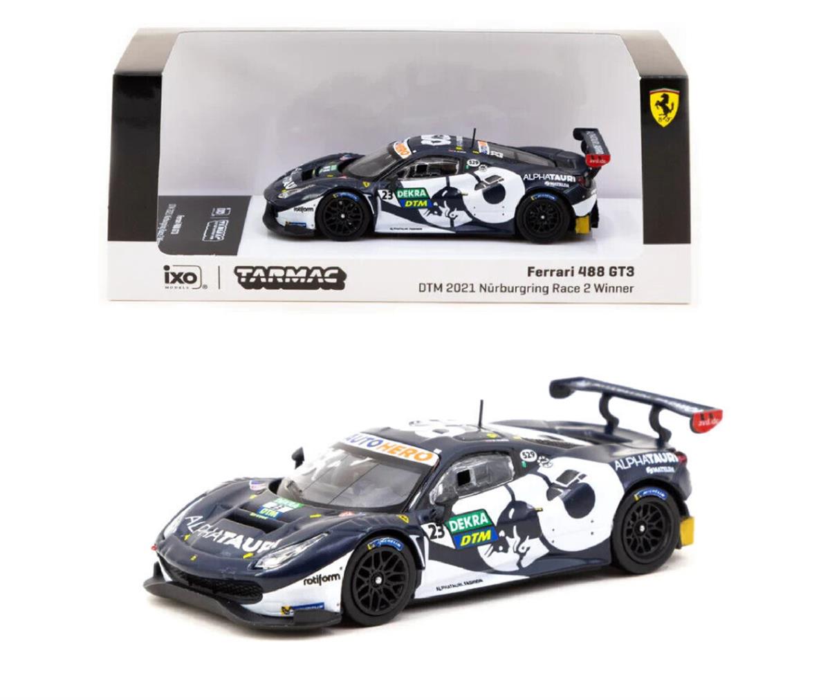 Tarmac Works Ferrari 488 GT3 DTM 2021 Nurburgring Race 2 Winner Alex Albon