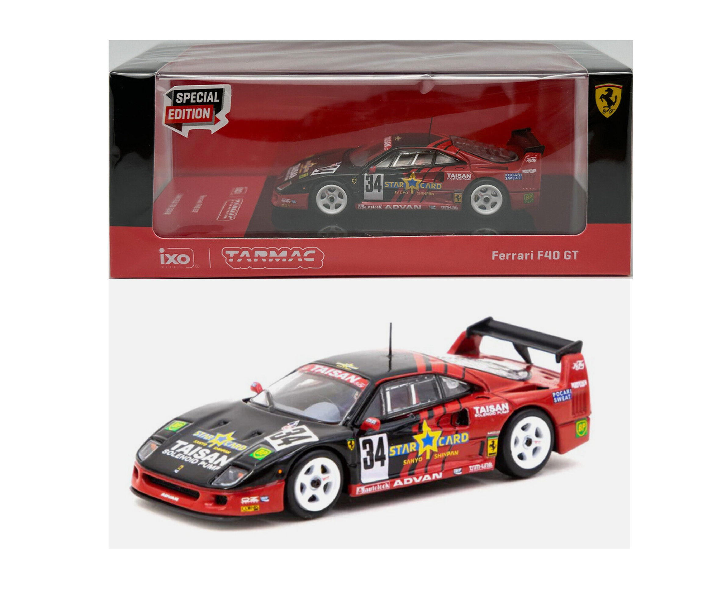 Tarmac Works Ferrari F40 GT Advan Taisan