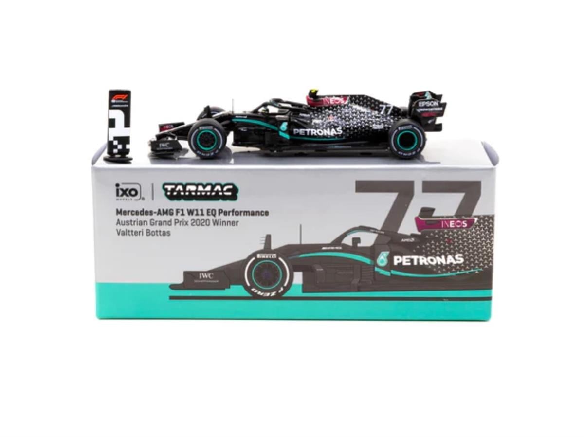 Tarmac Works Mercedes AMG F1 W11 EQ Performance Austrian Grand Prix 2020 Winner Valtteri Bottas