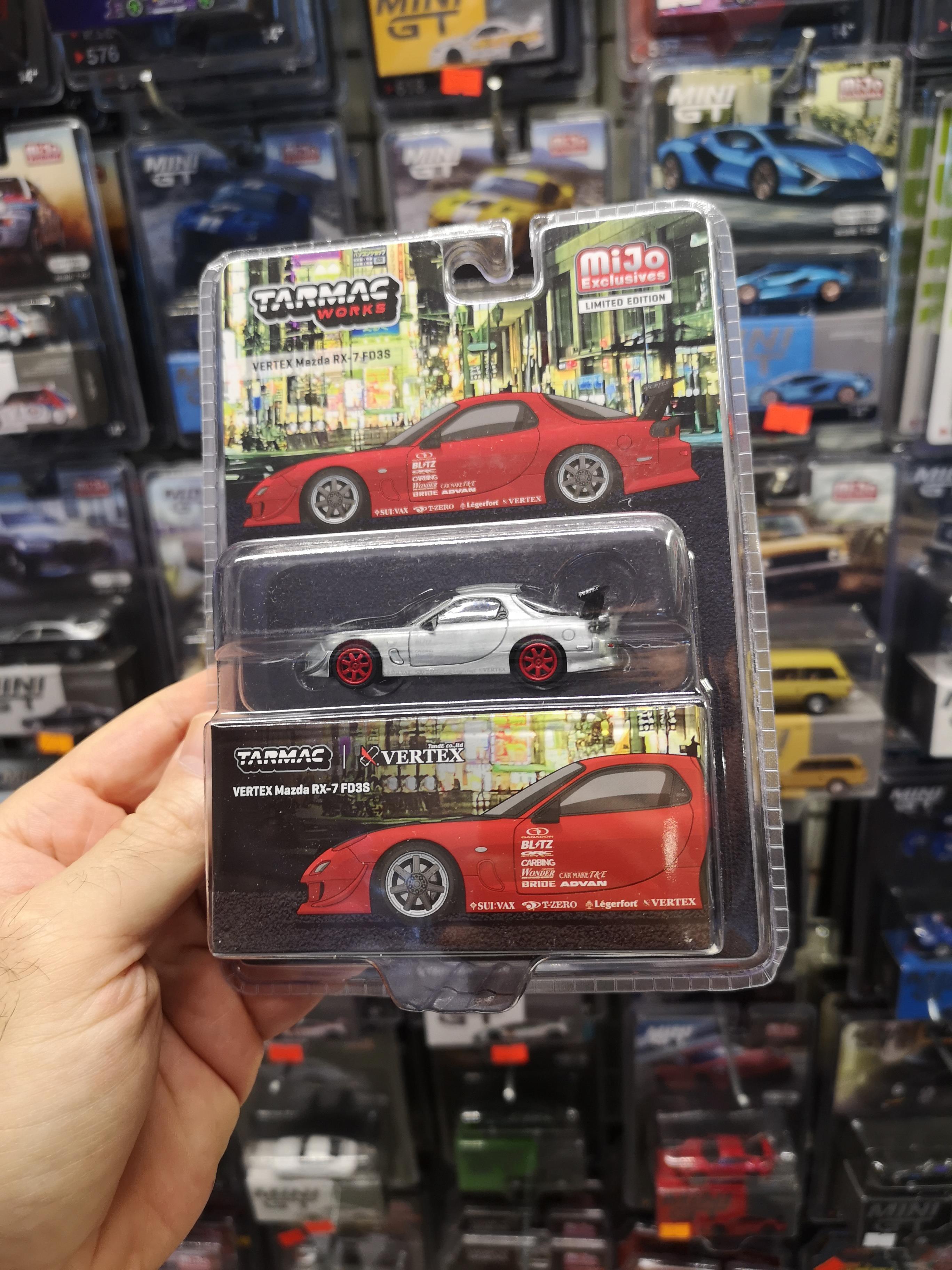 Tarmac Works Mijo Vertex Mazda Rx-7 FD3S Red CHASE