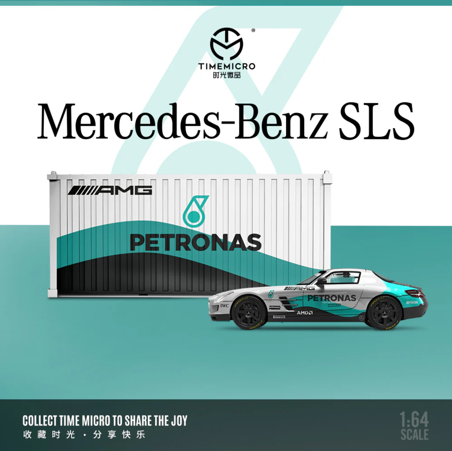 Time Micro Mercedes SLS Petronas Konteynerli