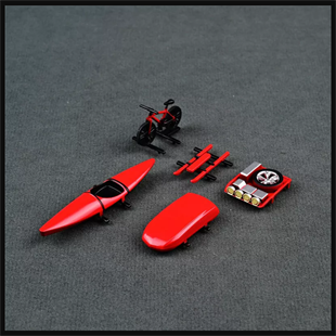 CM Model Accessories Rooftop Set Red