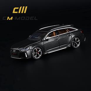 CM Model Audi RS6 Avant Volcanic Silver