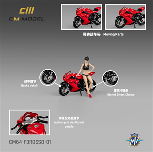 CM Model MV Augusta F3 Rosso Red