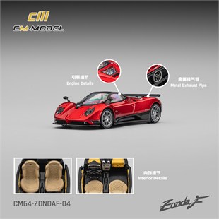 CM Model Pagani Zonda F Dubai Red