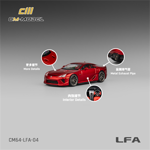 CM Model Toyota Lexus LFA Red