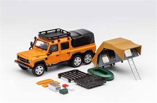 GCD Land Rover Defender 6x6 camping