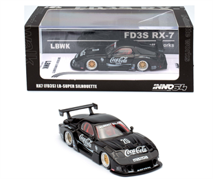 İNNO64 Mazda FD3S RX-7 LBWK LB-Super Silhouette Coca Cola Livery