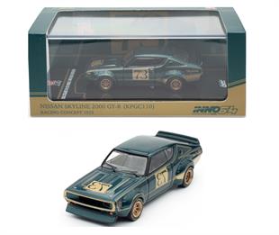 İNNO64 Nissan Skyline 2000 GT-R KPGC110 Racing Concept Green