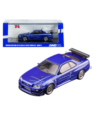 İNNO64 Nissan Skyline GT-R R34 V-Spec Tuned By Mine's Blue