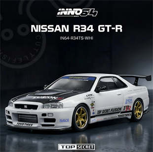 İNNO64 Nissan Skyline R34 GT-R Top Secret White