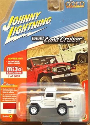 Johnny Lightning 1980 Toyota Land Cruiser White Lightning