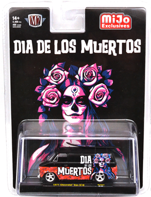 M2 Machines Mijo 1971 Chevrolet Van G10 Dia De Los Muertos