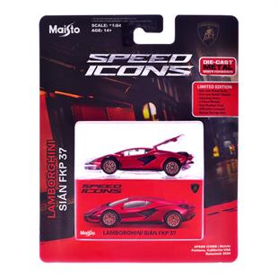 Maisto Speed Icons - Lamborghini Sian FKP 37 Metalik Kırmızı