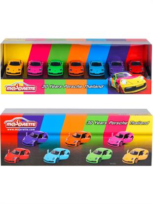 Majorette Porsche Thailand 30 Years 7 car pack