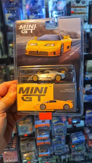 Mini GT Bugatti EB110 Super Sport Giallo Bugatti CHASE
