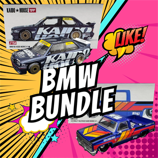 Mini GT Kaido House BMW Bundle Chevrolet Silverado Kaido Works V2