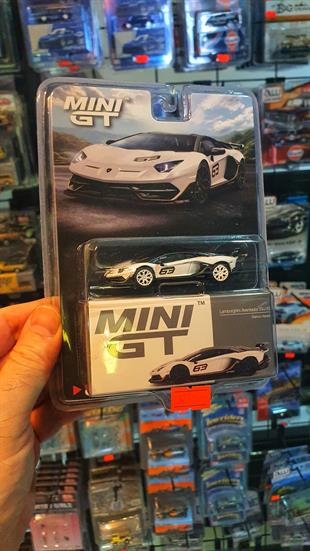 Mini GT Lamborghini Aventador SVJ 63 Bianco Asopo  CHASE