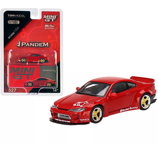 Mini GT Mijo Nissan Silvia S15 Rocket Bunny Red Rhd