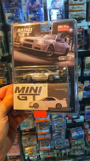 Mini GT Nissan Skyline GT-R R34 V-Spec N1White CHASE