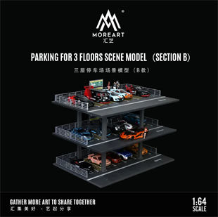 Moreart 3 Story Parking Lot B Diorama
