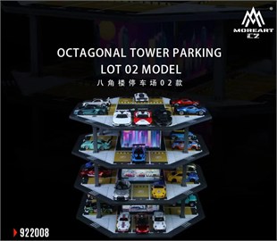Moreart Octagonal Building Parking Lot 02 Simulation Model
