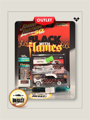 Outlet Johnny Lightning 1955 Chrysler C-300 Black w/ Flames Series