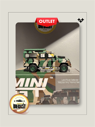 Outlet Mini GT Land Rover Defender 110 Malaysian Army #321