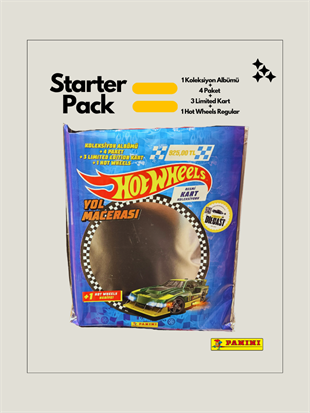 Panini Hot Wheels Koleksiyon Kartları Başlangıç Paketi